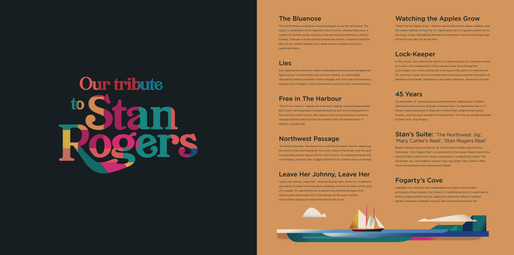 Pre-order - The Irish Descendants - Our Tribute to Stan Rogers  Double Vinyl Album